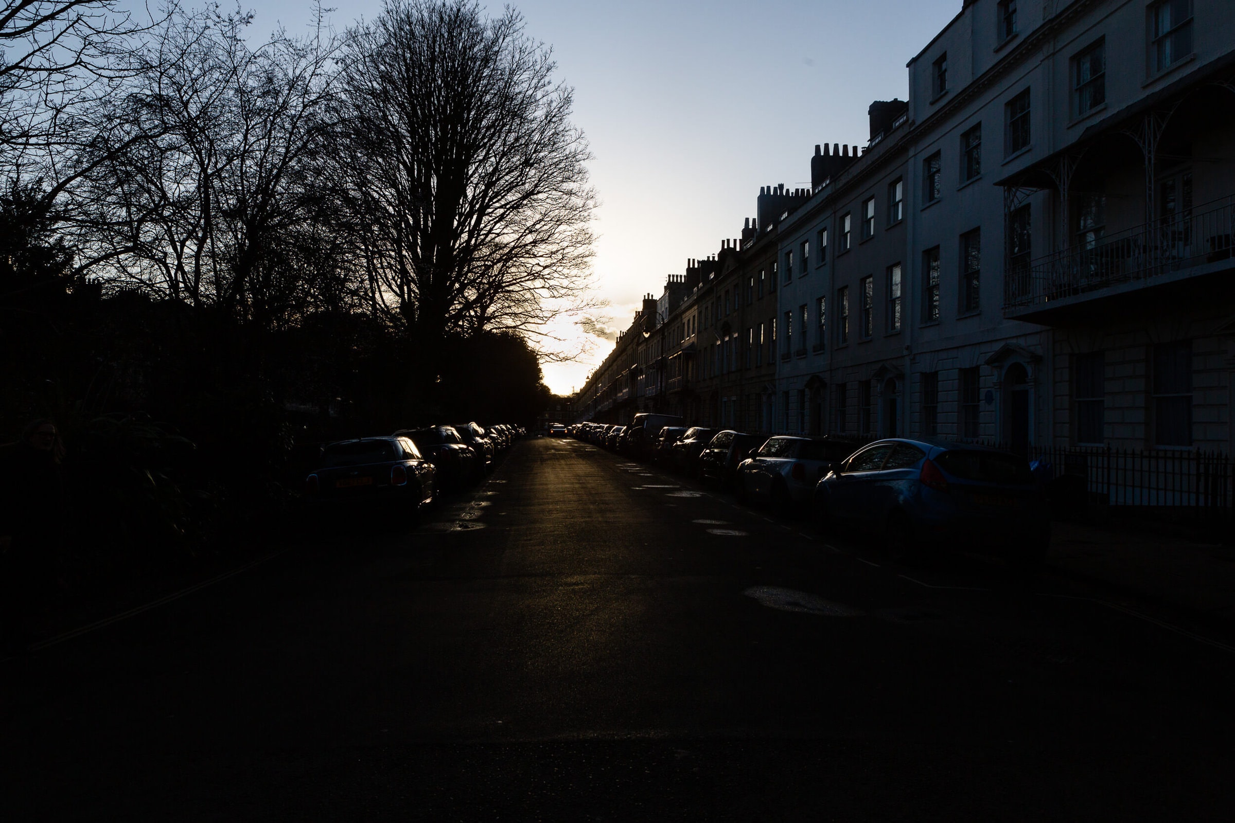A view of Clifton Village at sunset | Bristol Photographer