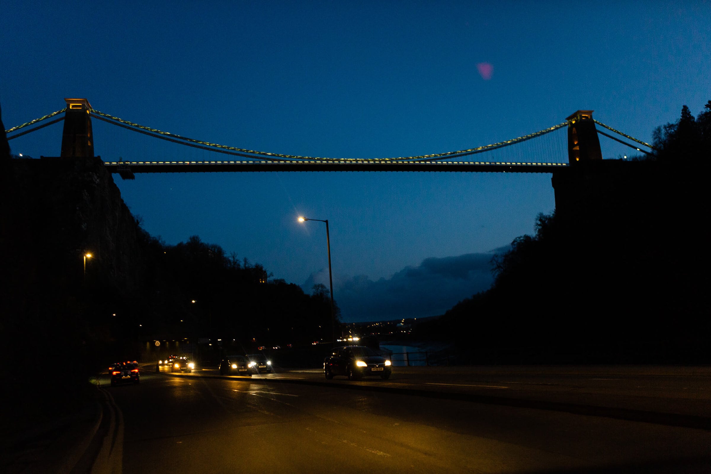 View of Clifton Suspension Bridge from below | Bristol Family Photographer