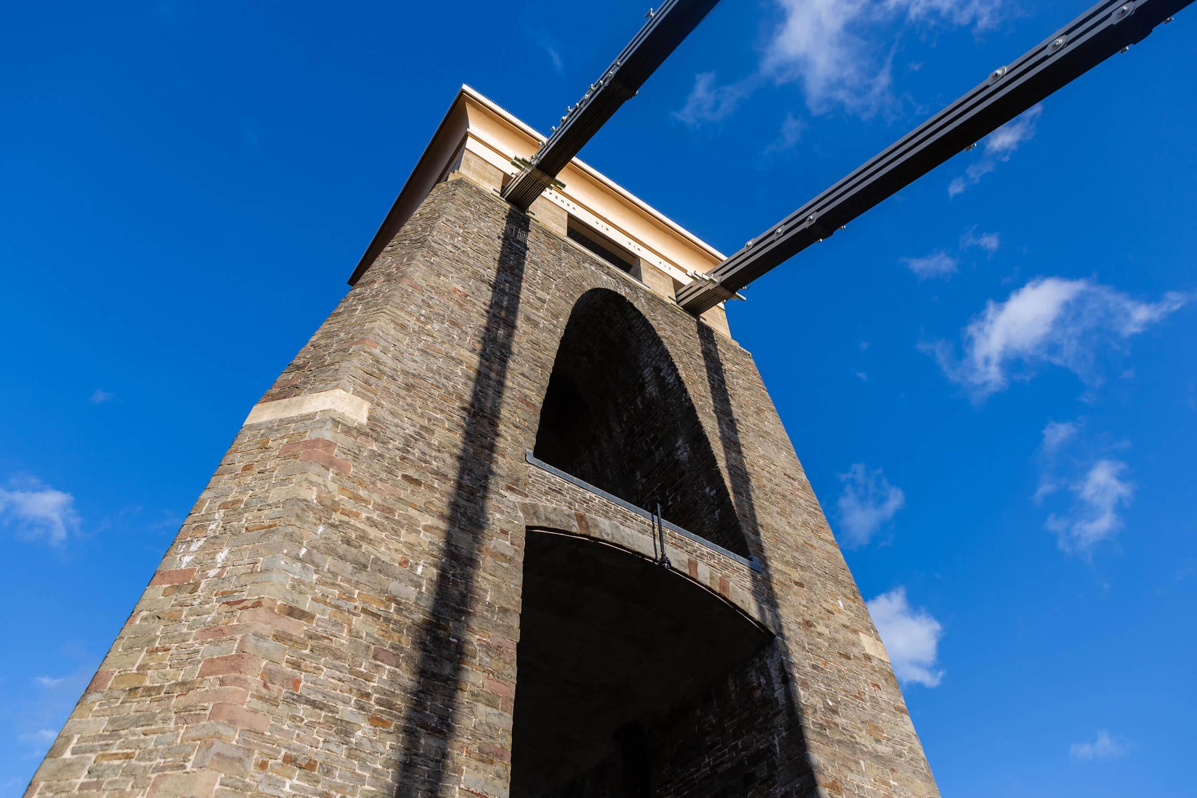 Looking up at Clifton Suspension Bridge | Bristol Photographer