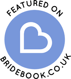 Featured badge from Bridebook.co.uk.