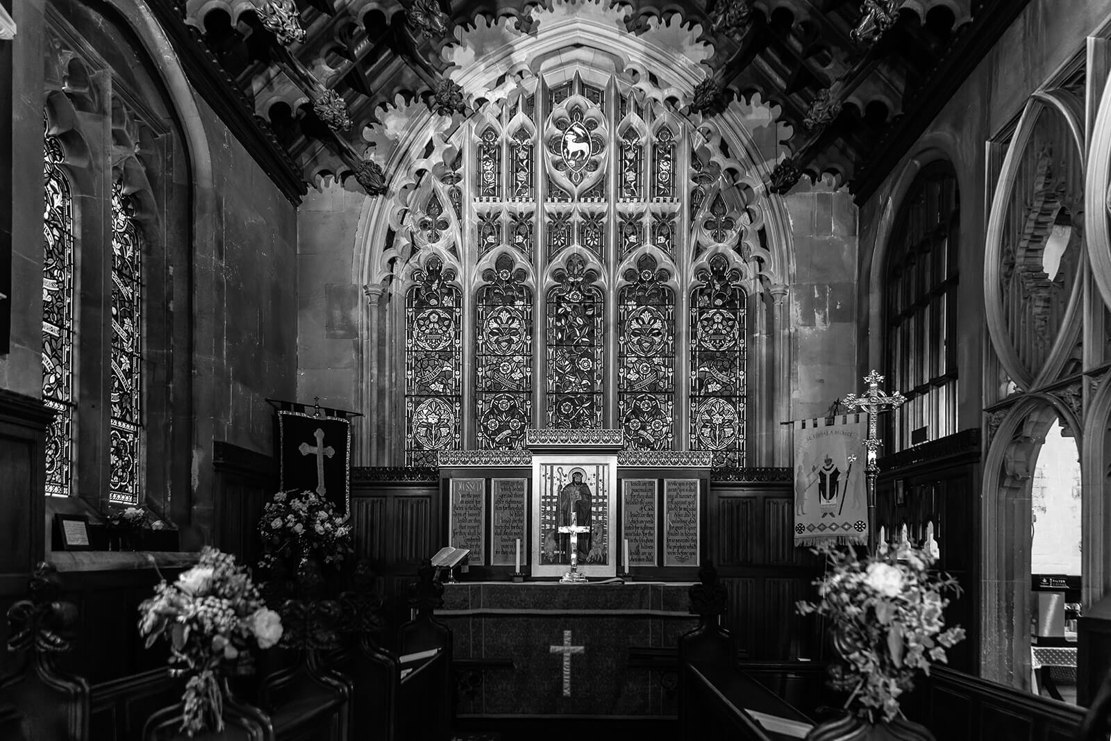 Inside view of St Thomas à Becket church in Widcombe, Bath | Bath Wedding Photographer