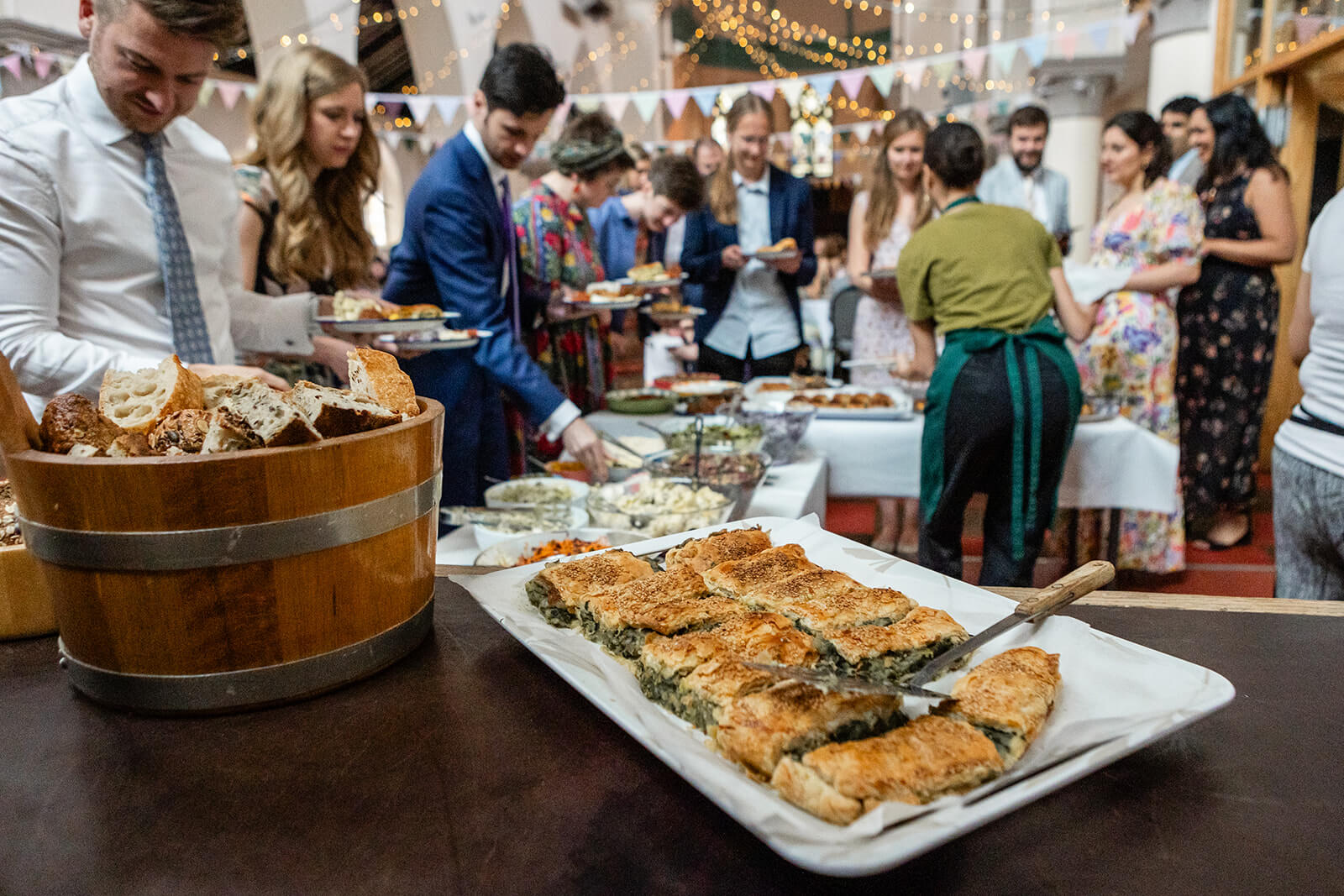 Wedding guests at the Elmgrove Centre Bristol| Wedding Photographer