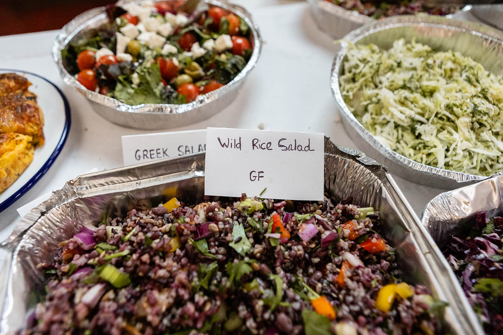 Wedding food at the Elmgrove Centre Bristol| Wedding Photographer