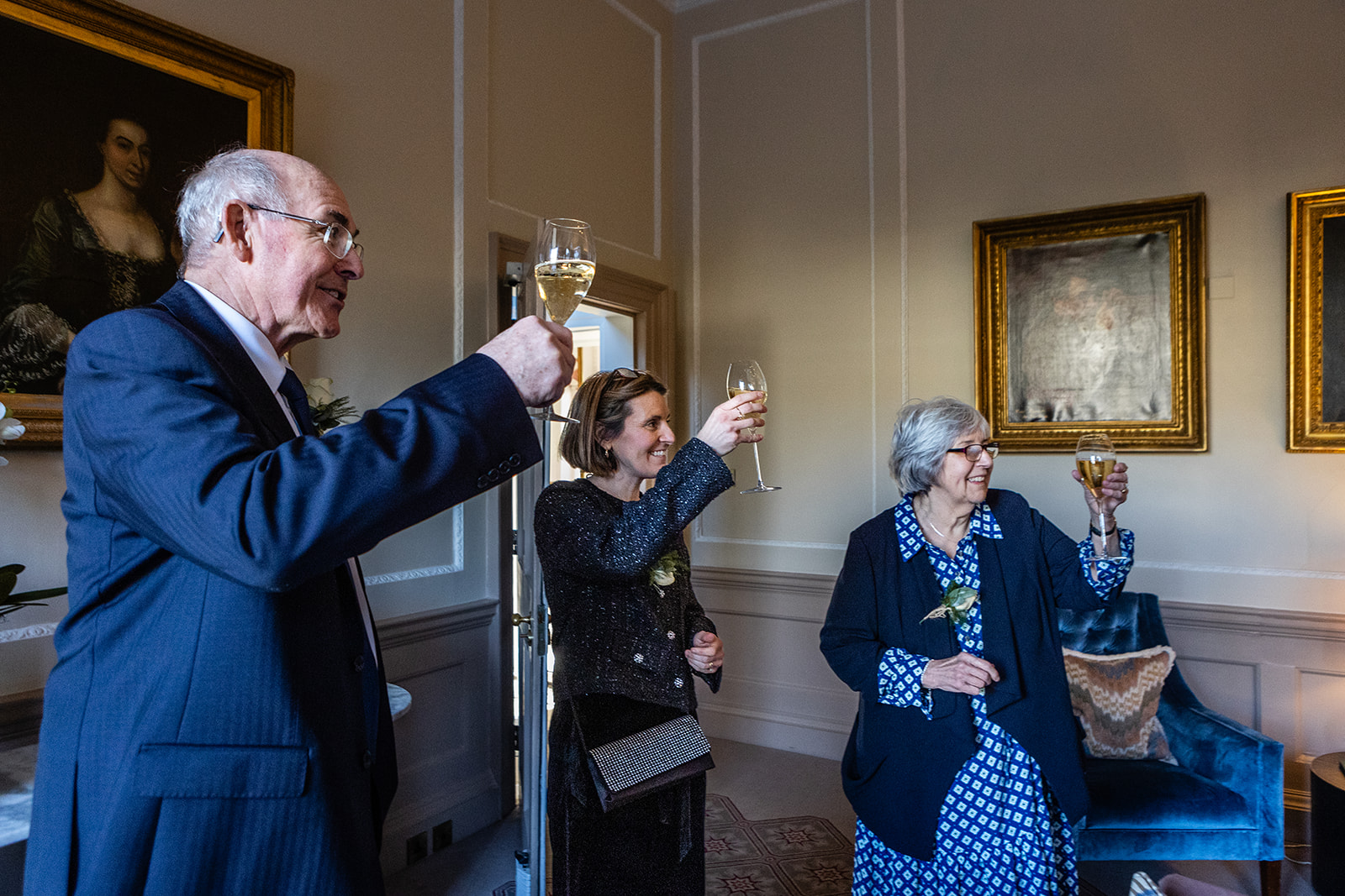 Guests at The Royal Crescent Hotel Bath | Guildhall Bath Wedding photos