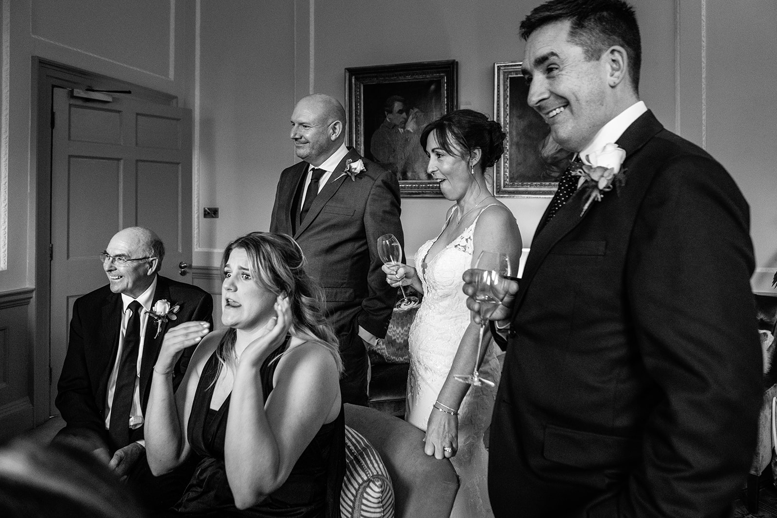 Guests at The Royal Crescent Hotel Bath | Guildhall Bath Wedding photos