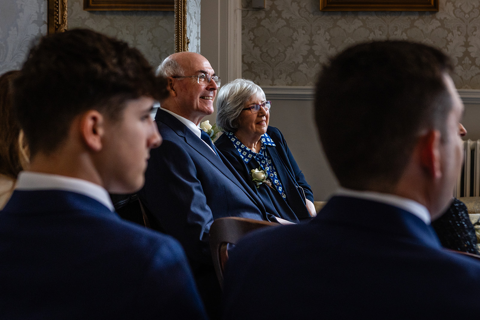 Guests in the Abbey View room | Guildhall Bath Wedding photos