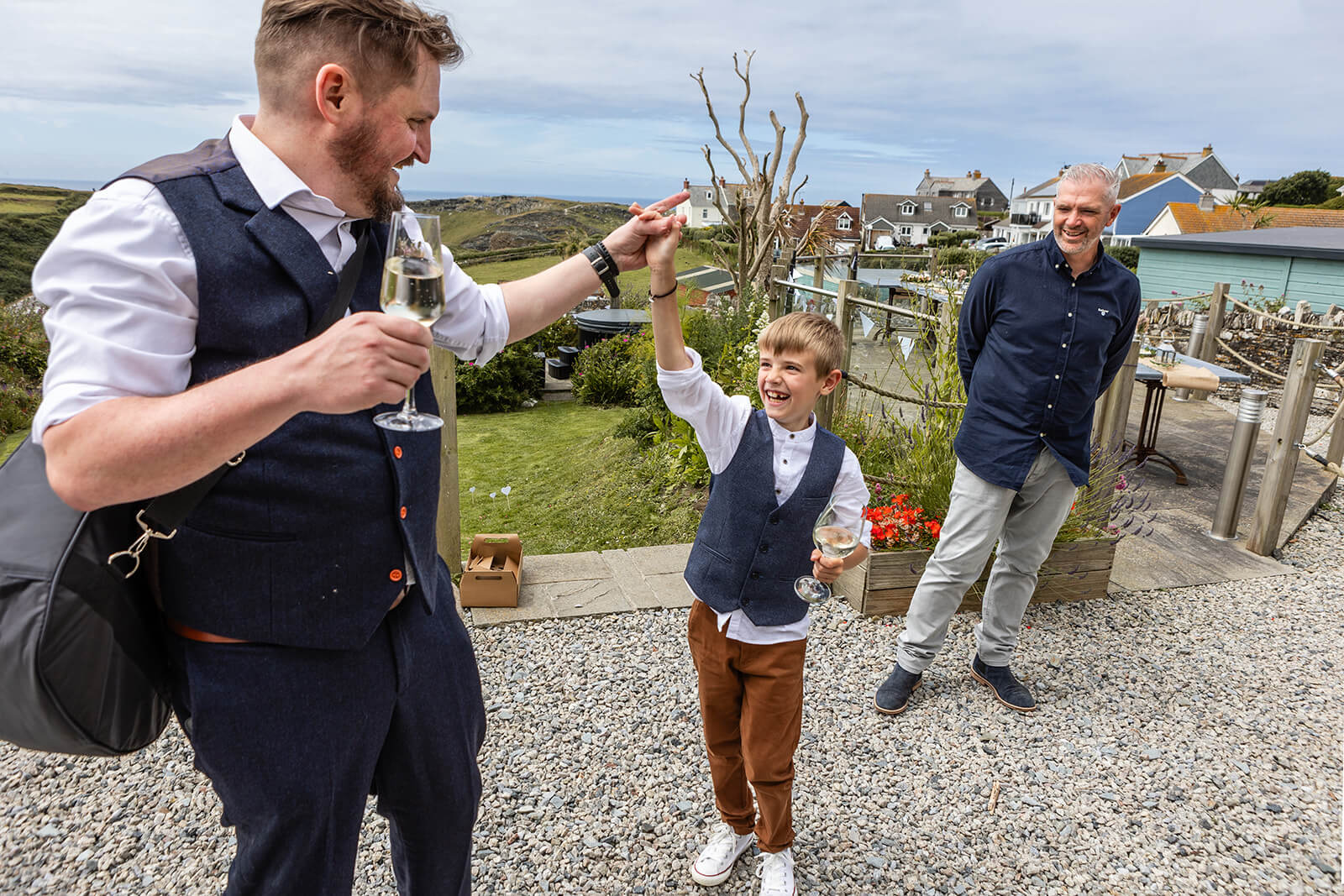 Beach coastal wedding photography | Rose Dedman Wedding Photographer UK