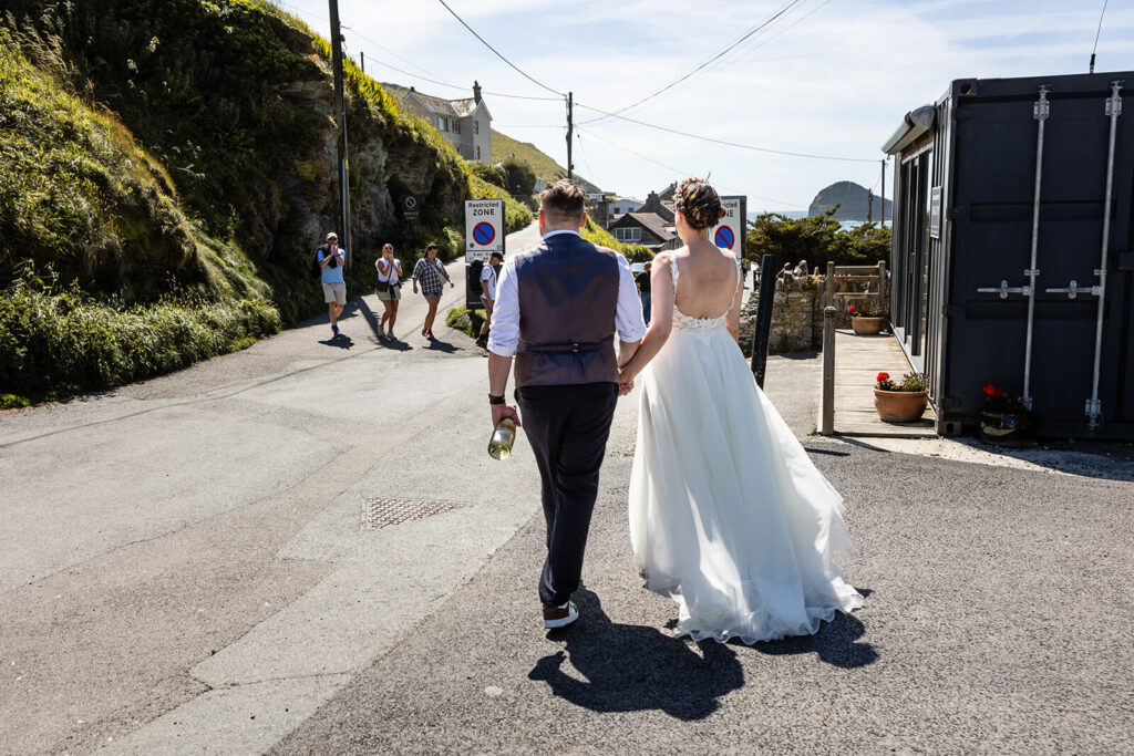 Beach coastal wedding photography | Rose Dedman Wedding Photographer UK