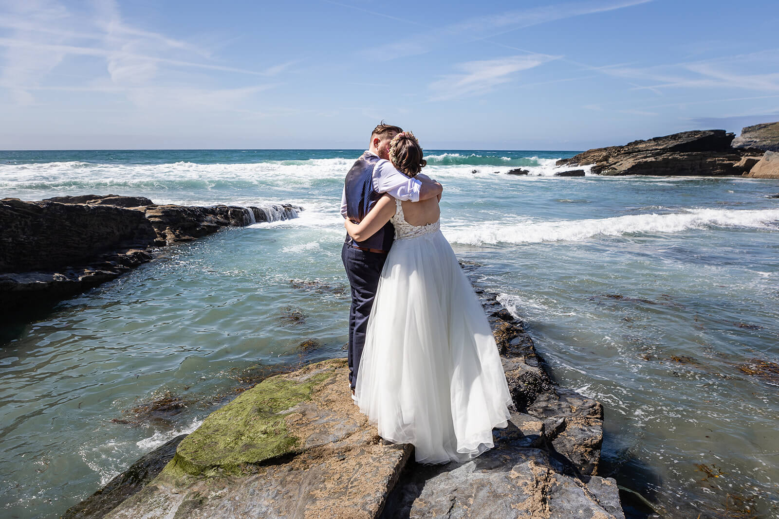 Beach wedding photography | Rose Dedman Wedding Photographer UK