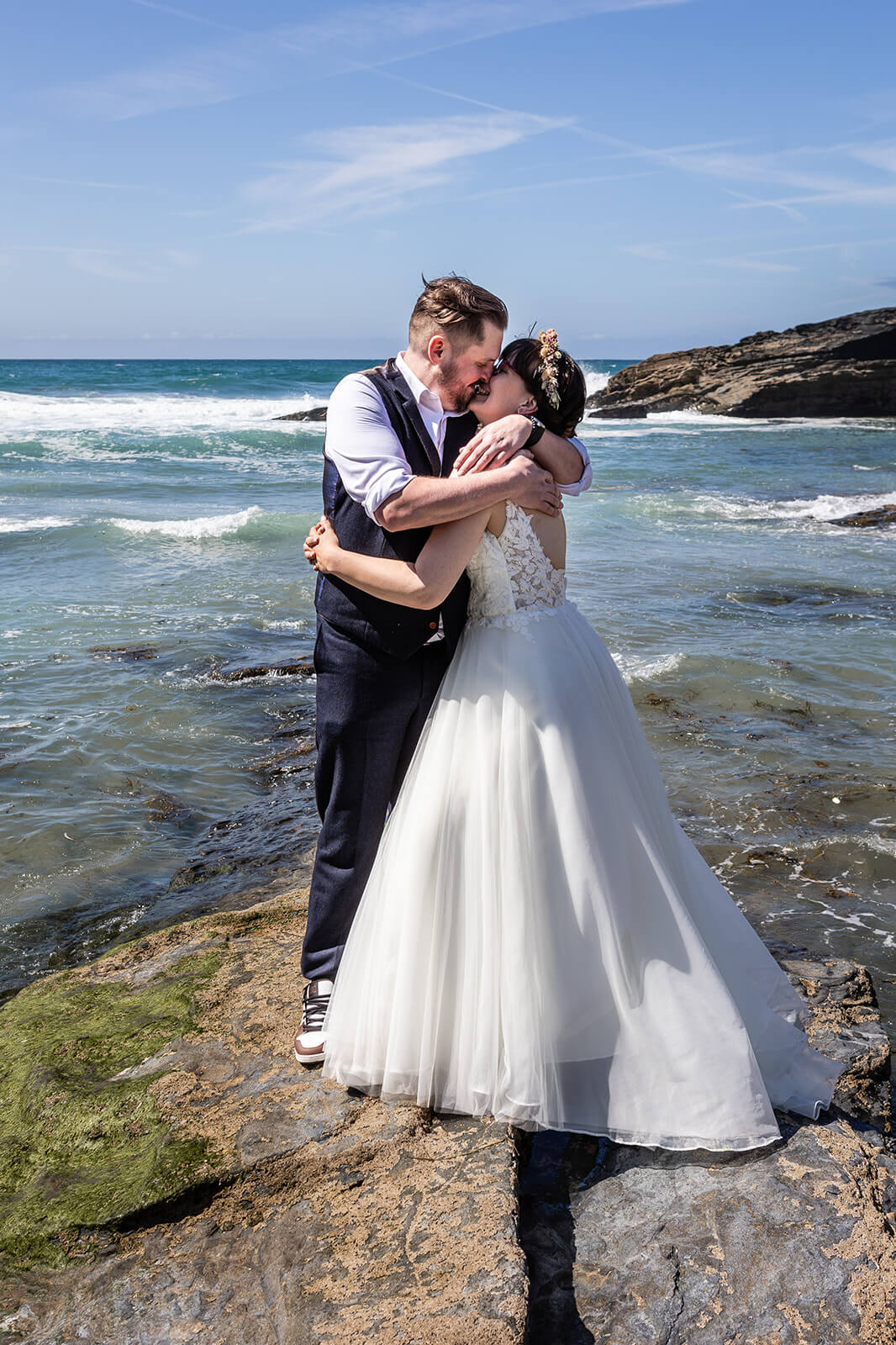 Beach wedding photography | Rose Dedman Wedding Photographer UK