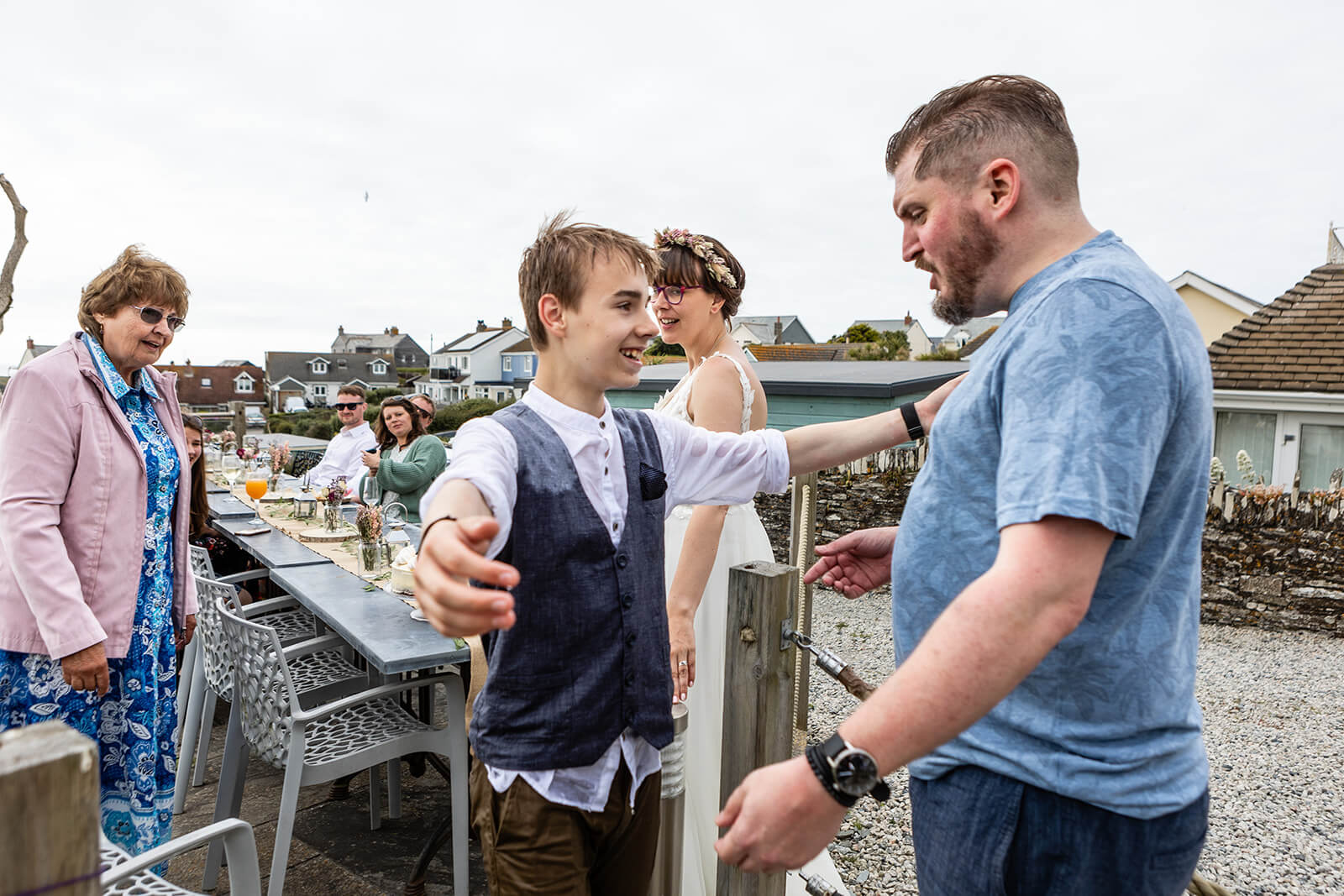 Beach coastal wedding photography | Rose Dedman Wedding Photographer UK