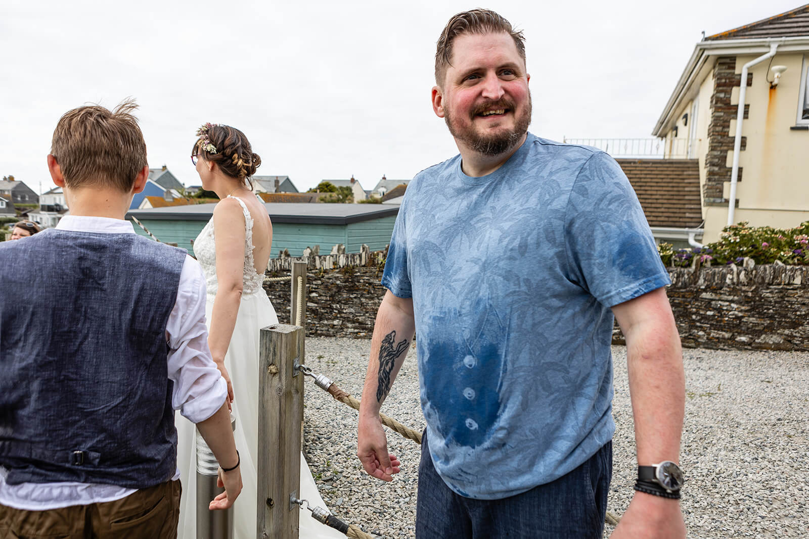 Beach coastal wedding photography | Rose Dedman Wedding Photographer UK